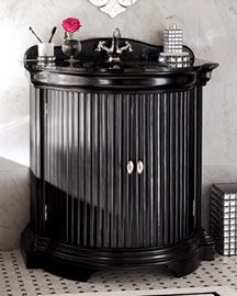 Ebony Chest with Sink