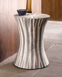 Faux Lizard Side Table