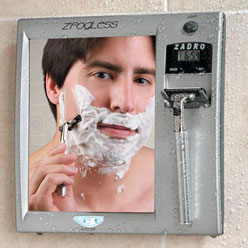 Fog-Free Shaving Mirror