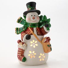 Glitter Snowman Night-Light