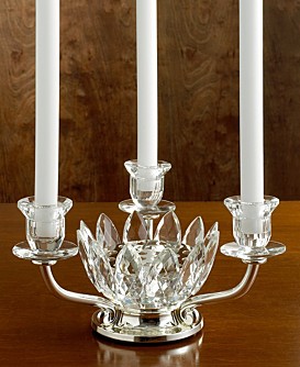 Godinger “Prisma” 3 light Candelabra