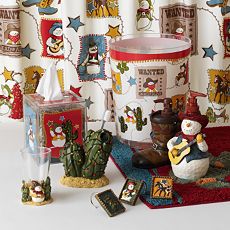 Western Holiday Bath Accessories