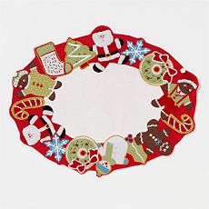 Holiday Icon Oval Placemat