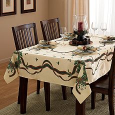 Holiday Ribbons Tablecloth