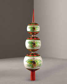 Holly Ball Finial