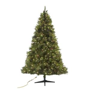 Home Accents Holiday Premier 7.5 Ft. Decorated Stratton Prelit Miracle Tree