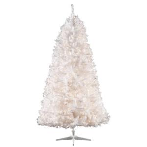 Home Accents Holiday Premier 7.5 Ft. White Aaronsburg Prelit Miracle Tree