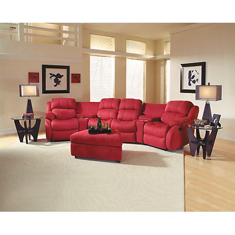 Milo Red 5-Piece Home Theater Package