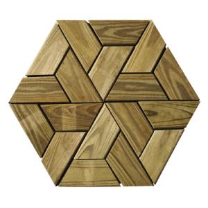 Honey Deck Deck Medallion A Piece 2.75 square feet
