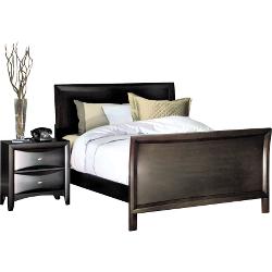 Ivy League Cherry Twin Sleigh Bed