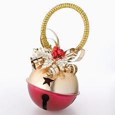 Red & Gold Bell Door Hanger