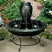 Ridged Urn Fountain, 3′ Tall