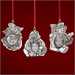 Gorham - Silverplated Frame Ornaments (Set of 3)