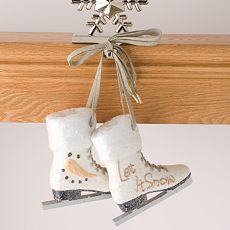 Let It Snow” Skates Wall Hanging