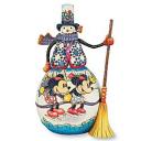 Disney® Snowman with Mickey & Minnie by Jim Shore