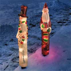 Statuette Illuminated Walkway Stake