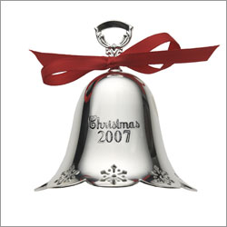 Towle Silversmiths - 2007 Pierced Bell Ornament - 28th Edition