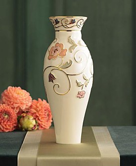 Lenox “Gilded Garden” Petite Vase, 8.5″