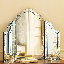 Venetian Trifold Mirror