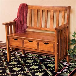 Walker Storage Bench