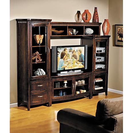 Merlot Wall Entertainment Center