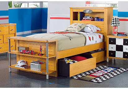 NASCAR Kasey Kahne 3 Pc Full Bookcase Bedroom