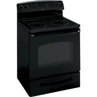 GE 30-Inch Free-Standing Electric Range (Color: Black)