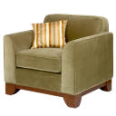 Madison Green Velvet Arm Chair