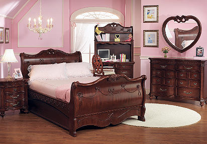 4 Pc Twin Sleigh Bedroom