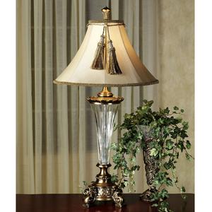 Alexa Glass Font Table Lamp