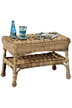 All-Weather Wicker-Look Cocktail Table