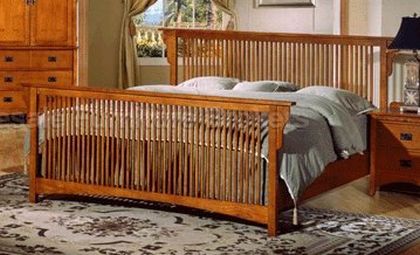 American Themes Slat Bed
