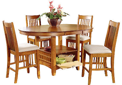 Artesia Oak Bistro Table