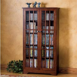 Arts & Crafts Media Cabinet