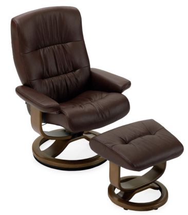 Barker Chair and Ottoman
