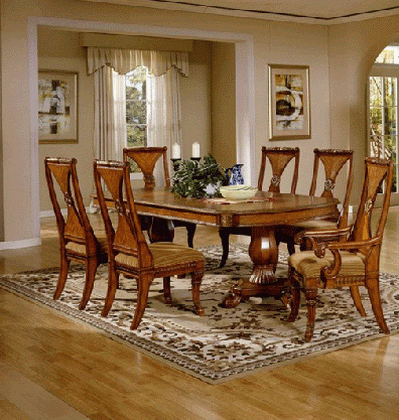 Bonaparte Pedestal Dining Set