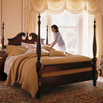 Broken Pediment Poster Bed