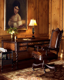 Burled Office Furnishings