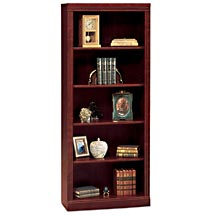 Bush Saratoga Bookcase, Harvest Cherry