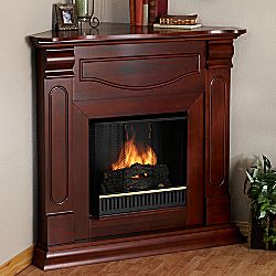 Cambridge Corner Mahogany Fireplace