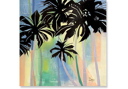 Cool Tropics II Canvas Artwork