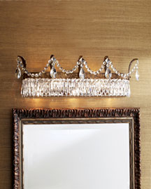 Crystal Swag Light Fixture
