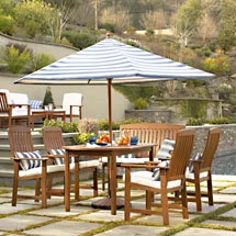Delahey 6-Piece Wood Patio Dining Set