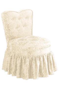 Delmar Heart-Back Chair with Skirt