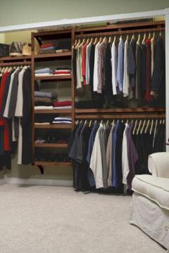 Deluxe Walk-In Custom Closet System
