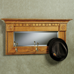 Dentil Pediment Wall Mirror