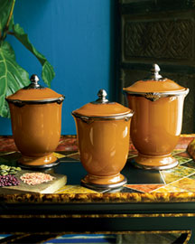 Embassy Canisters, Set of Three