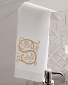Embroidered Guest Towel