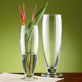 Footed Pilsner Vase