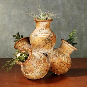 Four Pot Cluster Vase